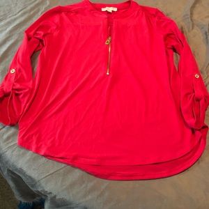 Michael Kors Hot Pink Blouse. Like New